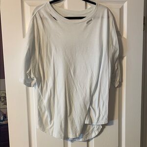 Aerie distressed boyfriend tee